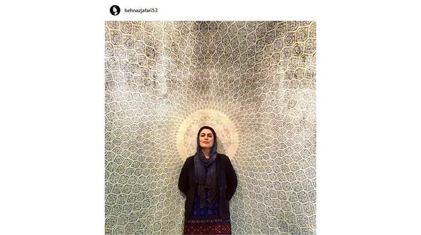 بهناز جعفری در دایره مینای هنر ایرانی +عکس