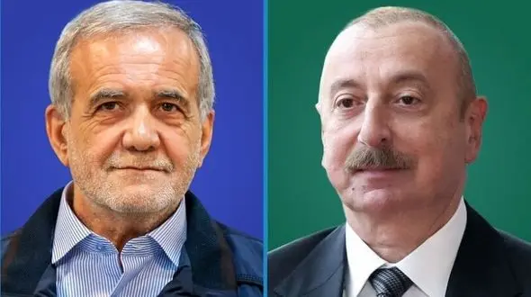 قدردانی الهام علی‌اف از پزشکیان به دلیل حمایت ایران از عضویت باکو در گروه D8