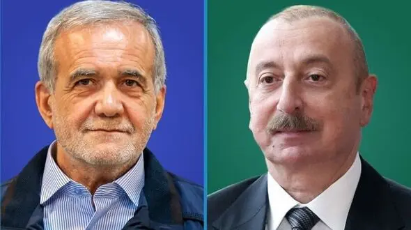 قدردانی الهام علی‌اف از پزشکیان به دلیل حمایت ایران از عضویت باکو در گروه D8