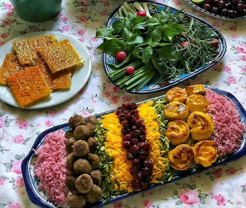 تزیین برنج