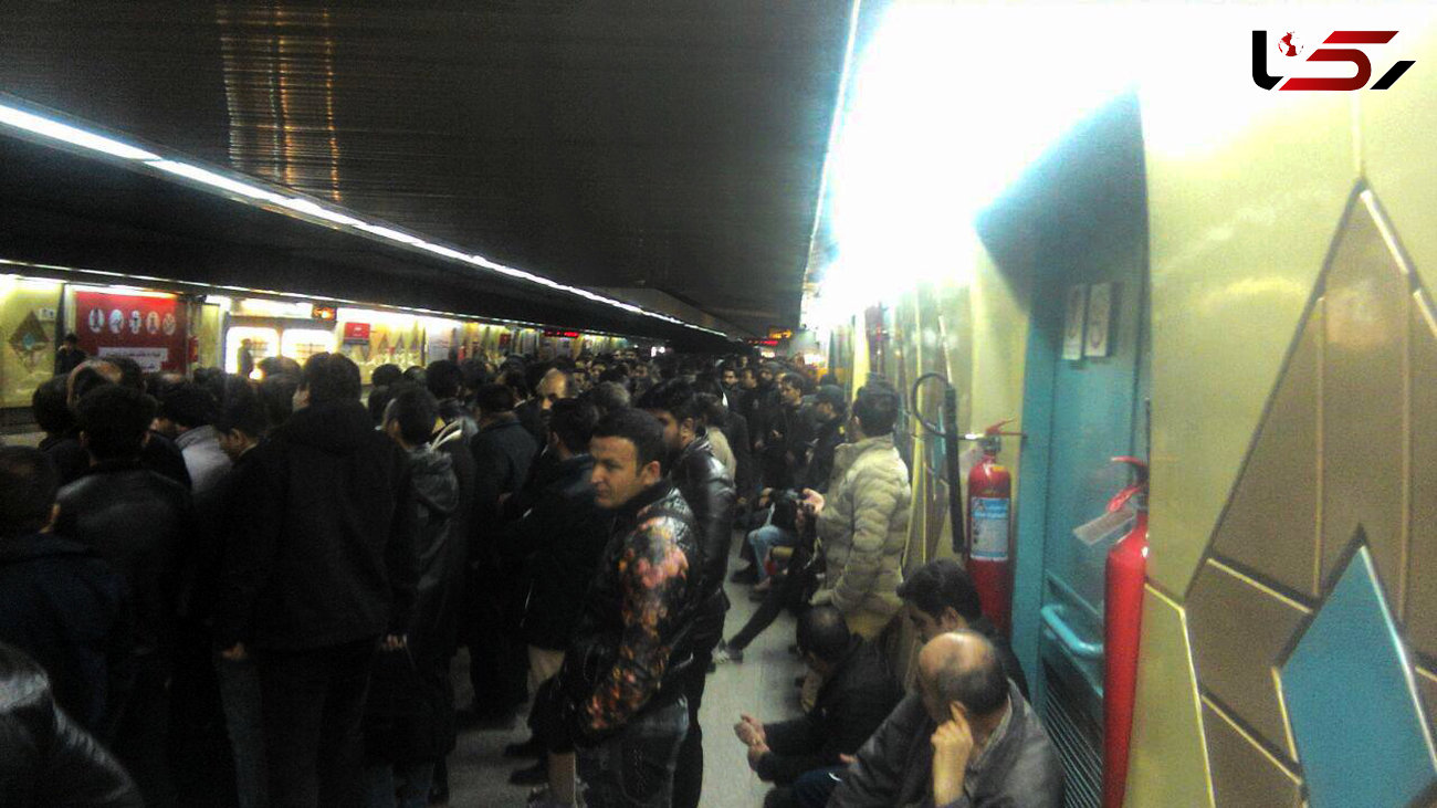 نقص فنی قطار در خط یک مترو تهران