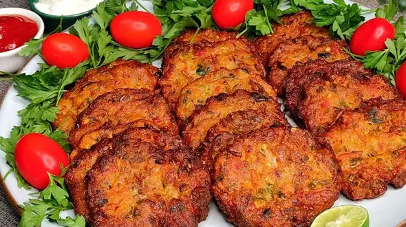 مراحل تهیه کتلت هویج 