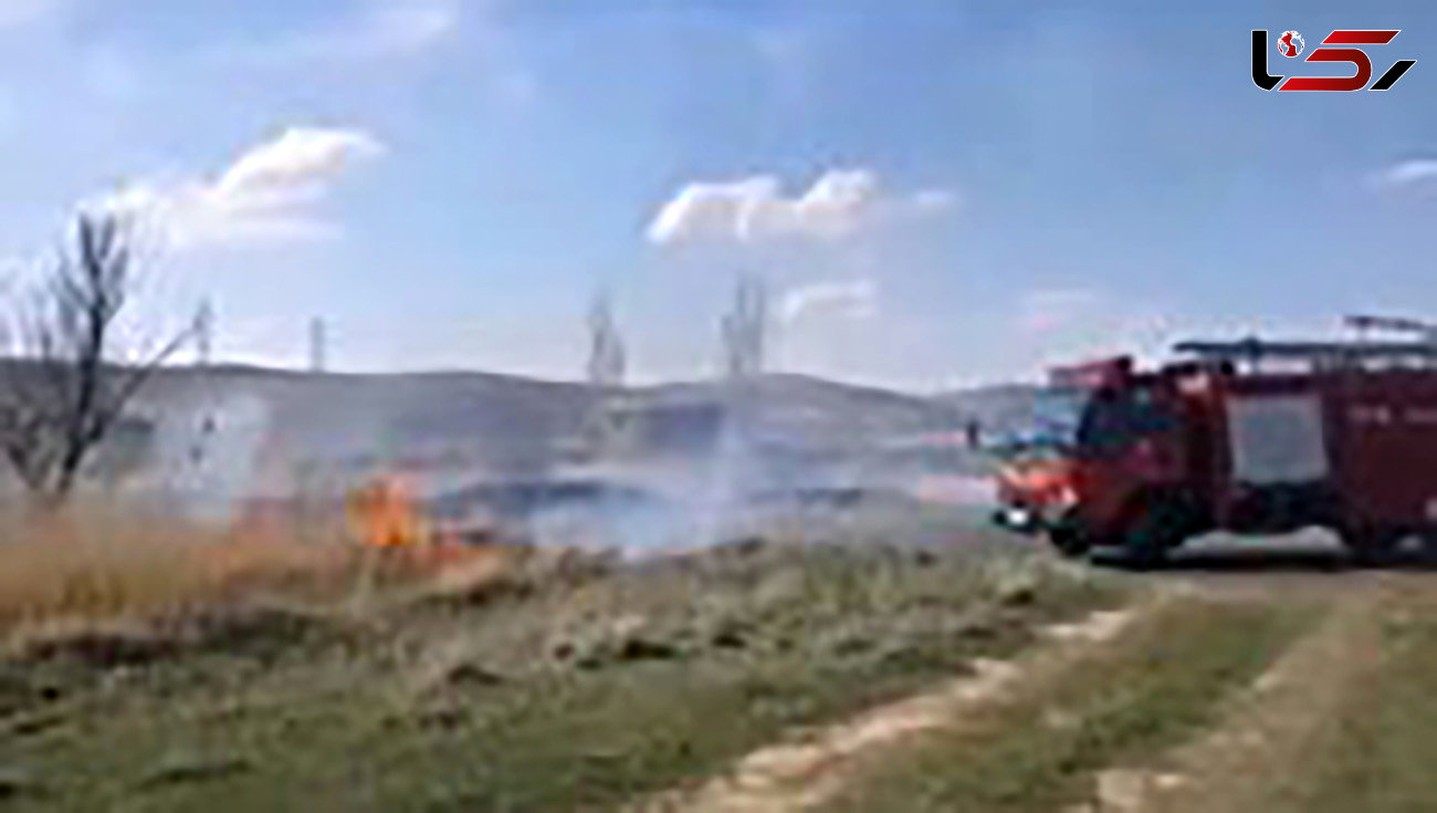 آتش سوزی در مراتع تکاب