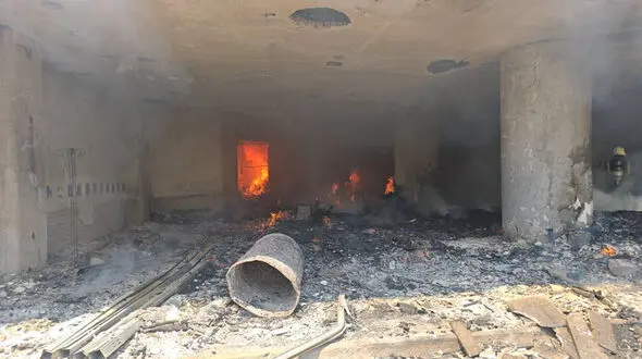 فیلم / جزئیات تکمیلی آتش‌سوزی در انبار هتل استقلال تهران / یک نفر مصدوم شد