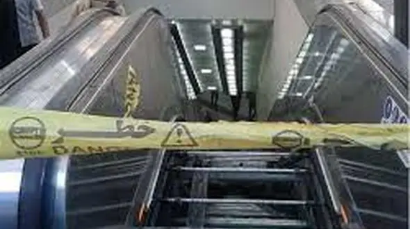 جزییات سقوط مسافران از پله برقی مترو شهید بهشتی تهران  + علت