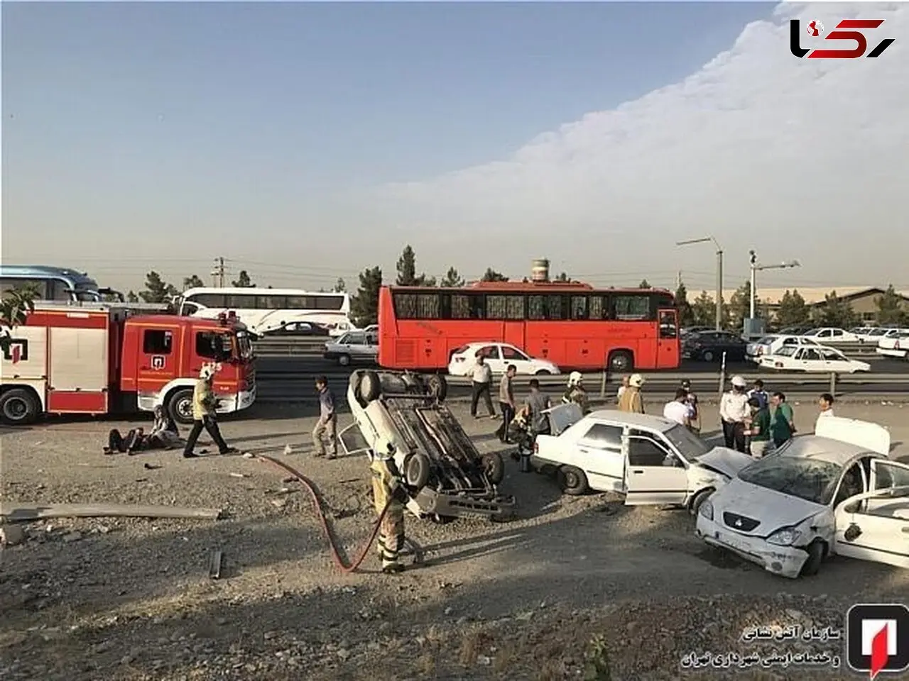 عجیب ترین عکس از تصادف 2 پراید + جزییات