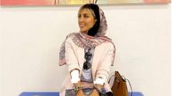 خلاقیت و هنرنمایی مینا مختاری با گل و ساخت بشقاب دکوریِ سفالی / چه هنری داره ! + عکس