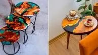 خرید میز عسلی رزینی گرد؛ انتخابی هوشمندانه برای منزل شما + 15 طرح عالی