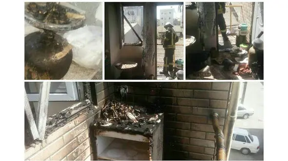 خانه مسکونی در محمودآباد آتش‌ گرفت / 3 عضو خانه سوختند