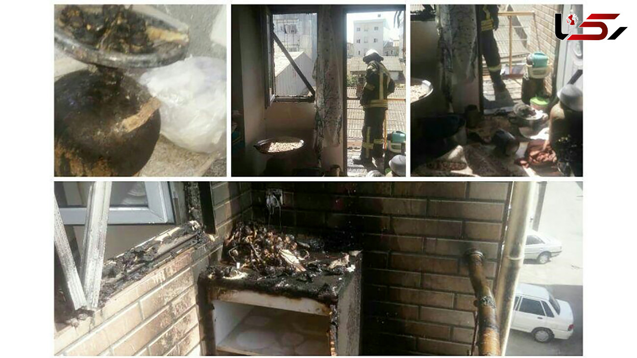 خانه مسکونی در محمودآباد آتش‌ گرفت / 3 عضو خانه سوختند