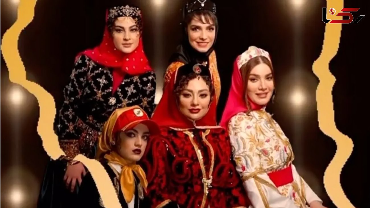 فیلم پشت صحنه خوانندگی نوروزی خانم بازیگران ایرانی / از مریم مومن تا متین ستوده با آرایش غلیظ