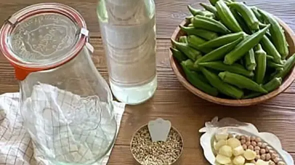 طرز تهیه ترشی بامیه + فیلم