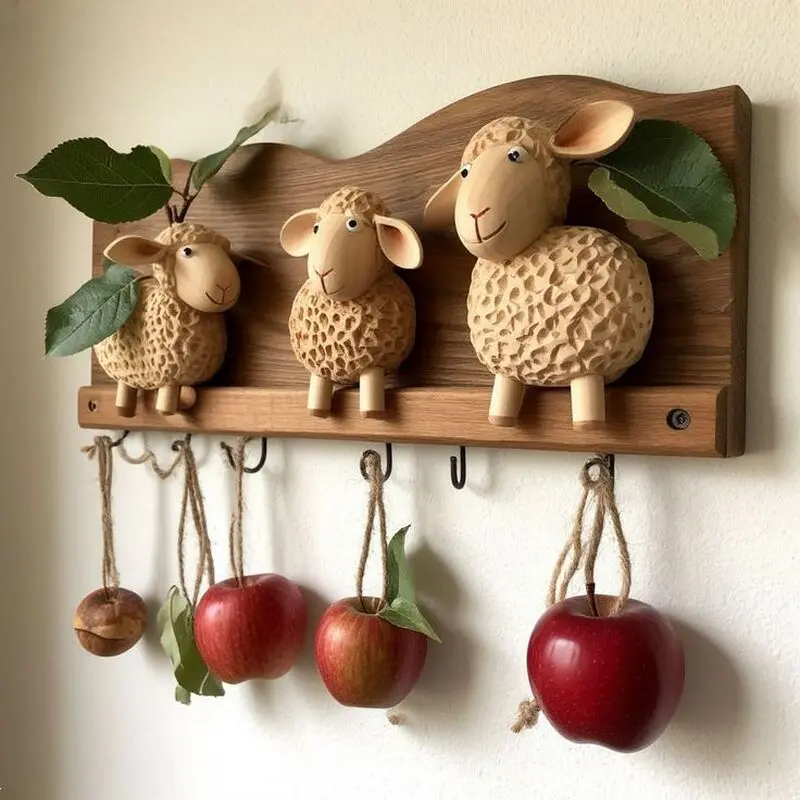 جاکلیدی دیواری گوسفند