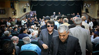 عباس قادری در مراسم ناصر ملک مطیعی +عکس