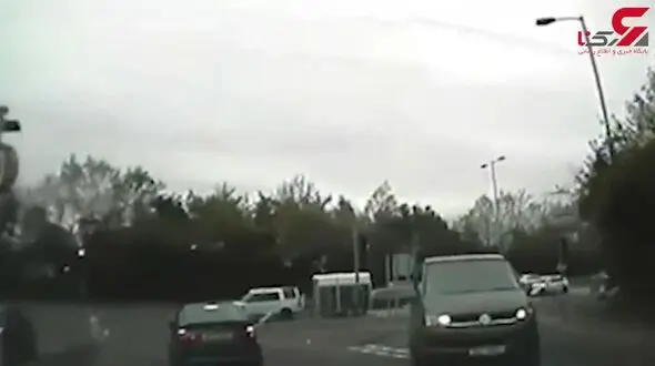 فرار پر حادثه راننده متخلف از دست پلیس+ فیلم 