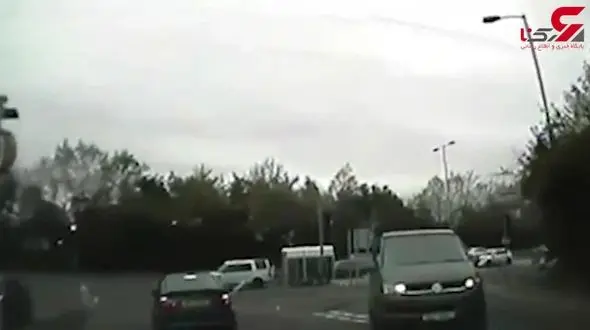 فرار پر حادثه راننده متخلف از دست پلیس+ فیلم 