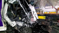 3 کشته در تصادف هولناک تریلی با سمند در اردبیل