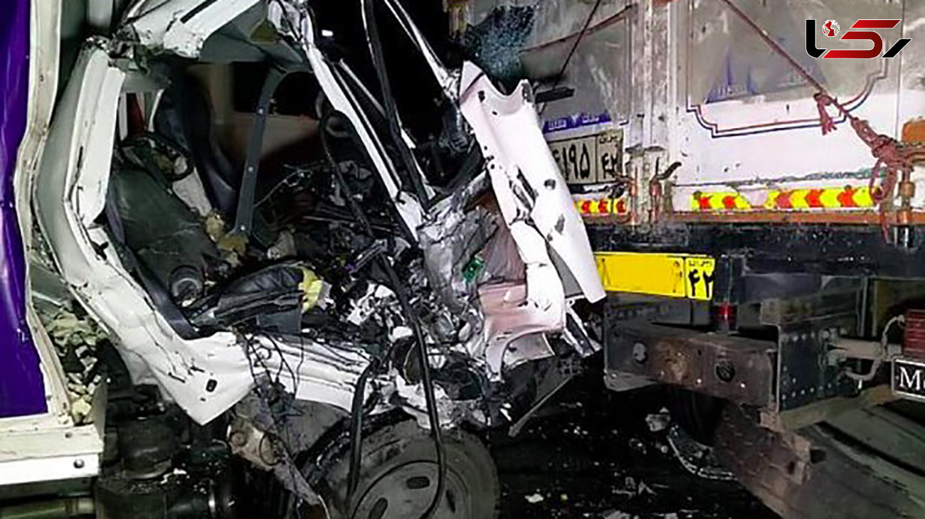 3 کشته در تصادف هولناک تریلی با سمند در اردبیل