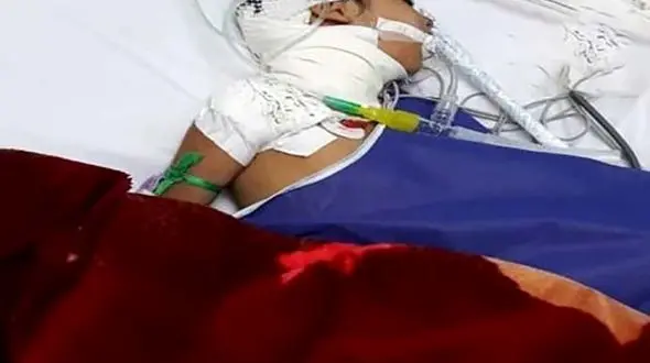 آخرین عکس از دختربچه ای که توسط سگ خورده شد / در خرمشهر رخ داد