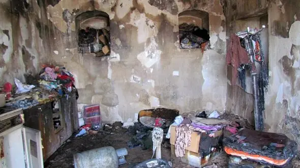 انفجار هولناک یک خانه در مهاباد / اعضای داخل خانه سوختند