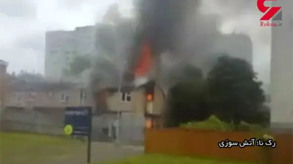 فیلم کوتاه از آتش سوزی که 3 کودک را در محاصره گرفته بود+تصاویر