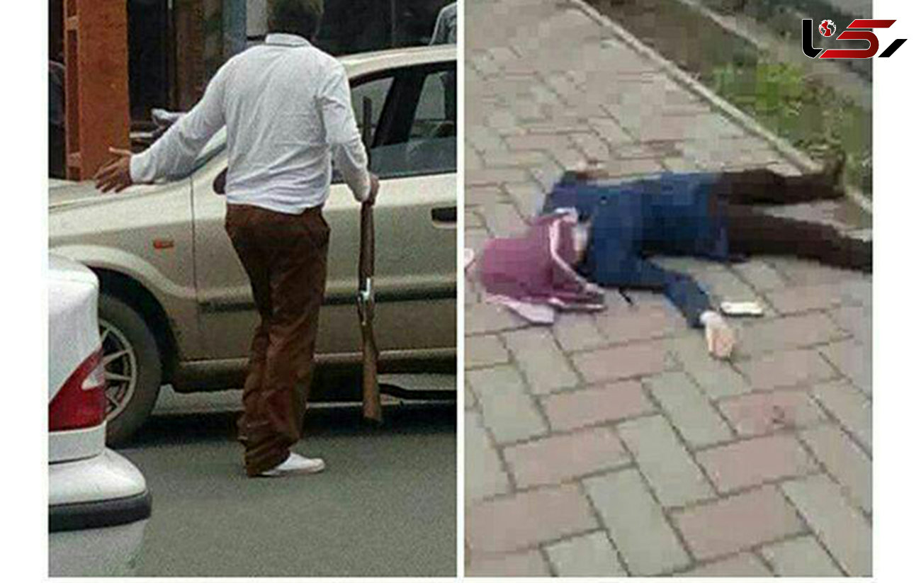 دخترم شوهر داشت اما با دو مرد بود / اعتراف جدید عامل شلیک در خیابان به دختر خویی / یکی از مردها دستگیر شد+فیلم وعکس