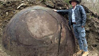 کشف بزرگ ترین توپ سنگی 1500 ساله + فیلم