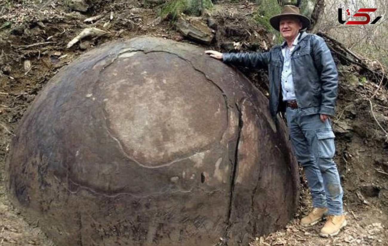 کشف بزرگ ترین توپ سنگی 1500 ساله + فیلم