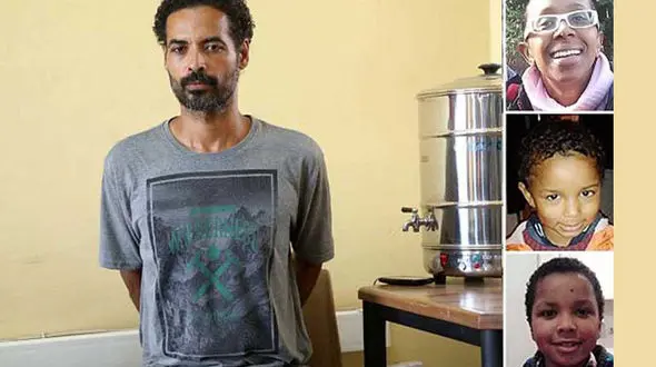 بازداشت قاتل هنرپیشه زن و 2 کودکش / پلیس این مرد را در تفرجگاه ساحلی دستگیر کرد + عکس / انگلیس