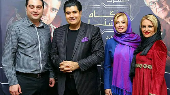 نیوشا ضیغمی و همسرش در کنار خواننده معروف +عکس