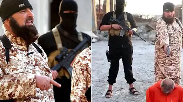 مرگ فجیع یک مرد به دست برادر داعشی اش + فیلم و عکس