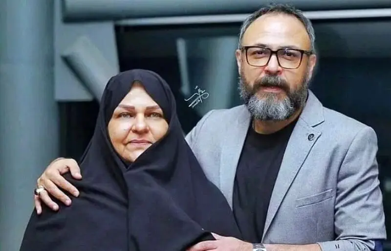 علیرضا کمالی یارمحمد سریال وارش در کنار مادرش