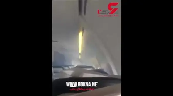 وحشت عجیب در پرواز تهران به ایرانشهر + فیلم