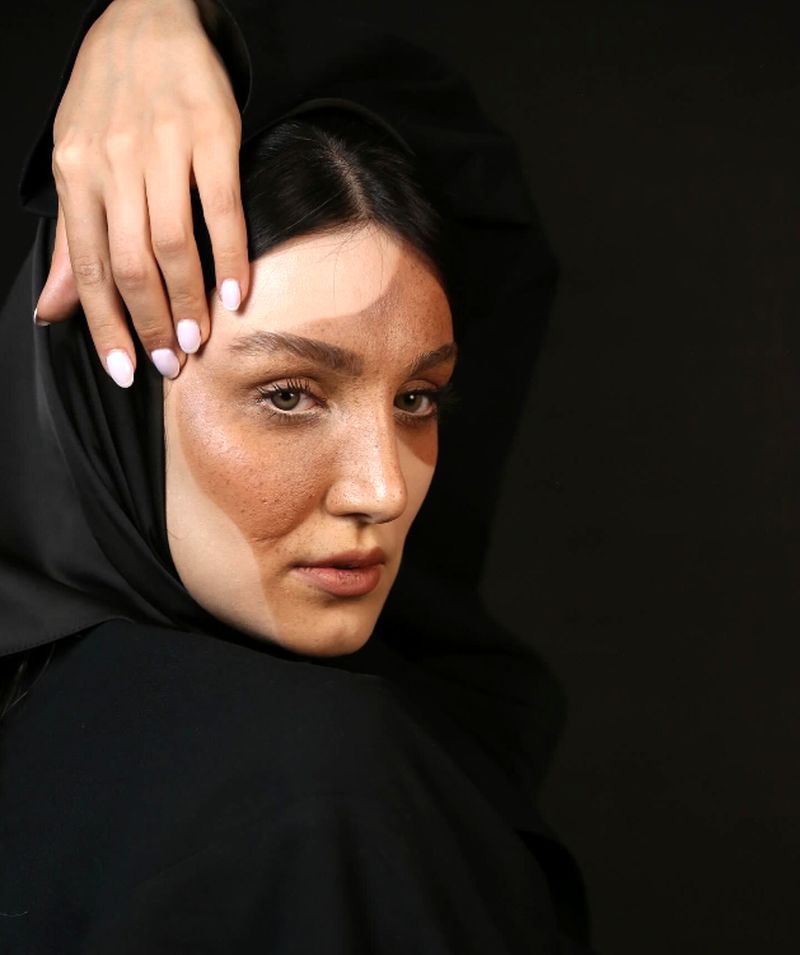 تصاویر | گریم عجیب زهرا (زارا) نادری‌فر بازیگر نقش «هوژان» در سریال «ناریا»
