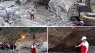 کشف دومین جسد حادثه ریزش سنگ در آزادراه تهران _ شمال