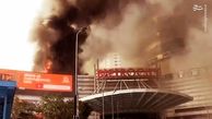 جزئیات آتش سوزی بزرگ در مترو سیتی استانبول+ عکس