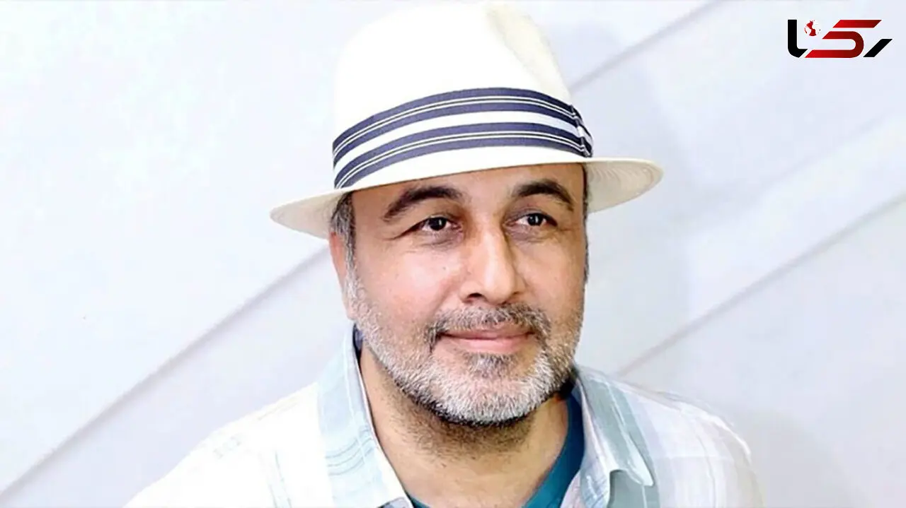 رضا عطاران و بادیگاردهایش در یک مراسم ختم 