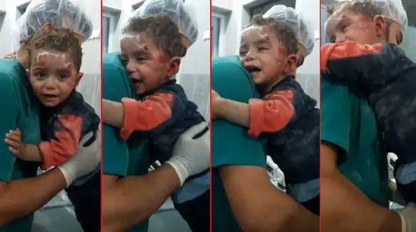 فیلم تکان دهنده گریه کودک حلبی/ حلب رها شده، حلب فراموش شده + تصاویر