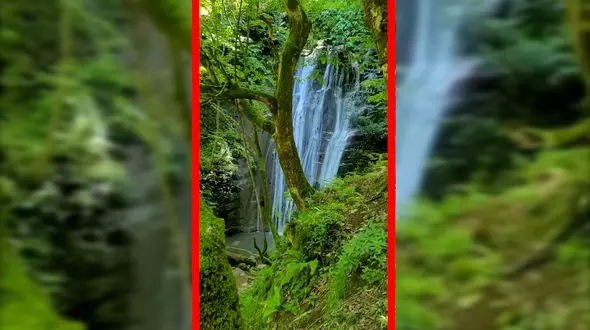 فیلم آبشار دهجان در منطقه خرماسیسکو لنگرود