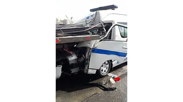 9 عکس تلخ از صحنه مرگ تکنسین آمبولانس در تهران 