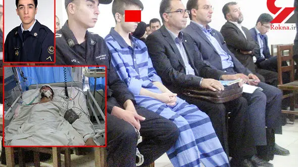 قصاص برای عامل پرتاب نارنجک دست ساز به سوی مامور پلیس + عکس