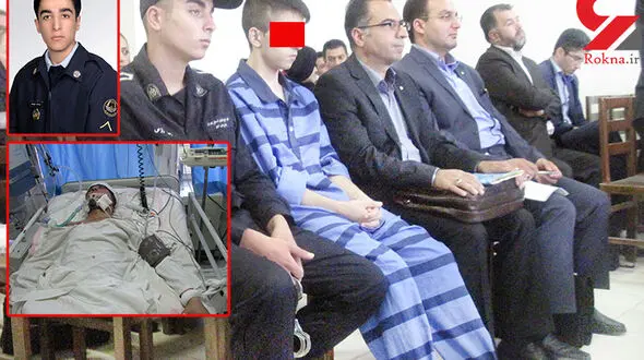 قصاص برای عامل پرتاب نارنجک دست ساز به سوی مامور پلیس + عکس