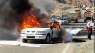 آتش‌سوزی سمند در جاده ورامین / جنسیت جسد سوخته مشخص نیست