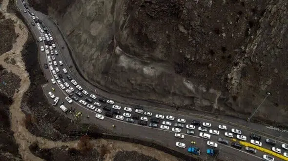 جمعه پُرترافیک در جاده‌های شمال 