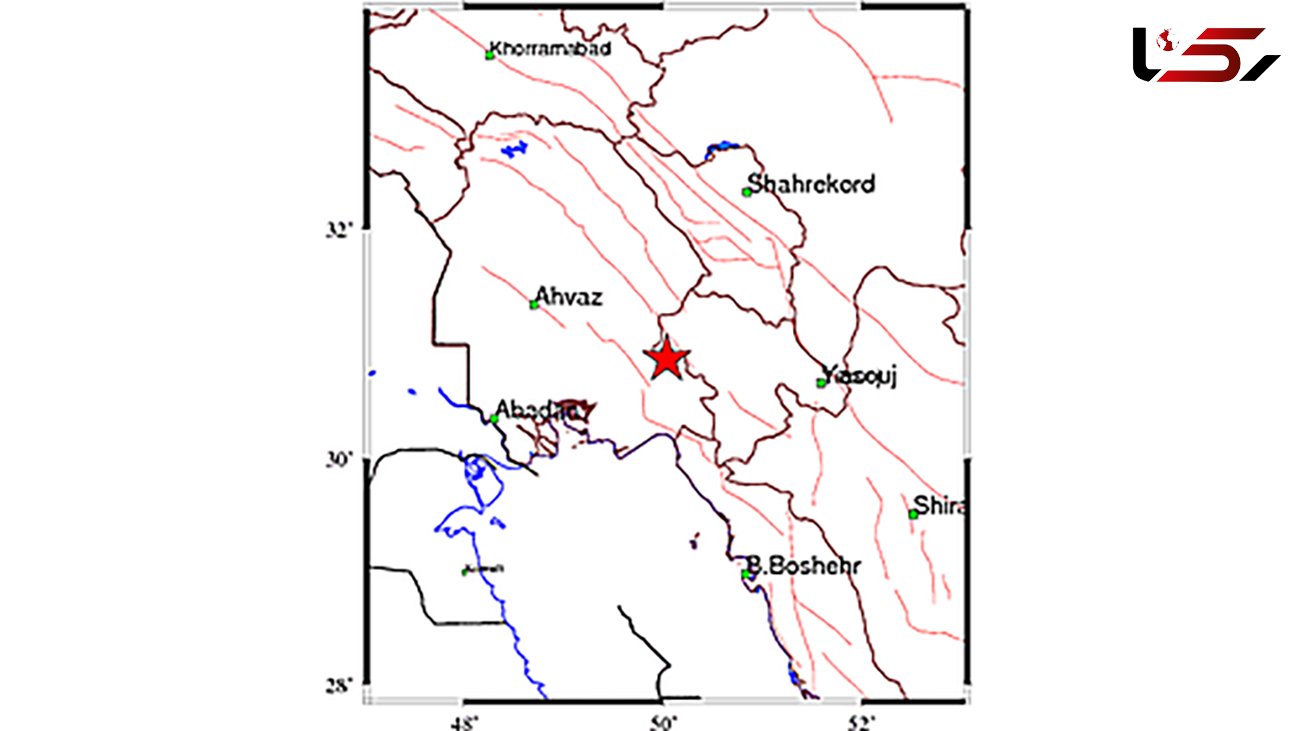 زلزله در شهرستان بهمئی + جزئیات 