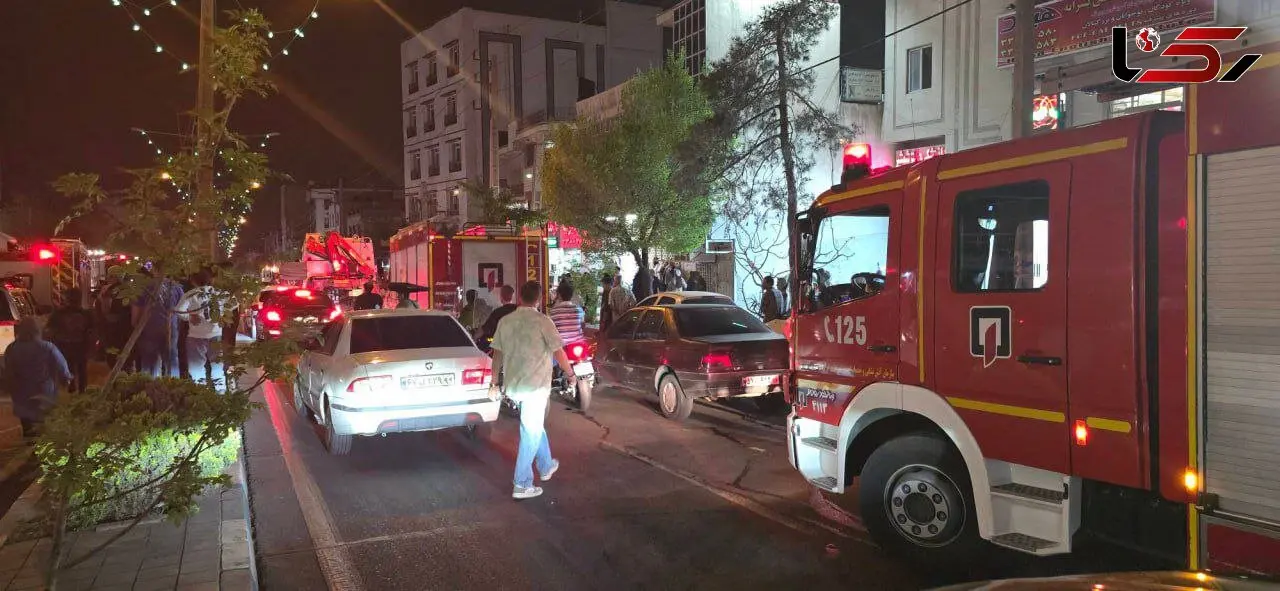 سه نفر در آتش‌سوزی درمانگاه مشیریه تهران جانباختند

