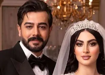 مریم مومن دوباره لباس عروس پوشید / فرمالیته متفاوت مریم مومن و سهیل قاصدی این بار با موتورسواری عروس خانم و آقا داماد!