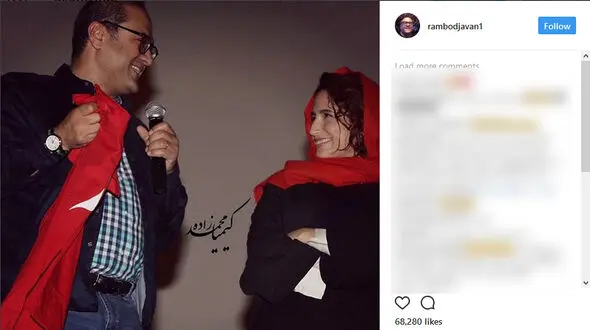 آخرین پست رامبد جوان در کنار همسرش
