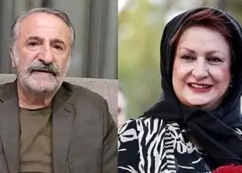 فیلم گلایه مریم امیرجلالی: مهران رجبی با اون دماغش تنقش زن بازی کرد اصرار کرد شبیه من شده گفتم  نیمرخ وایسا دماغ  تو کجا  و من کجا + عکس زن پوشی آقای بازیگر