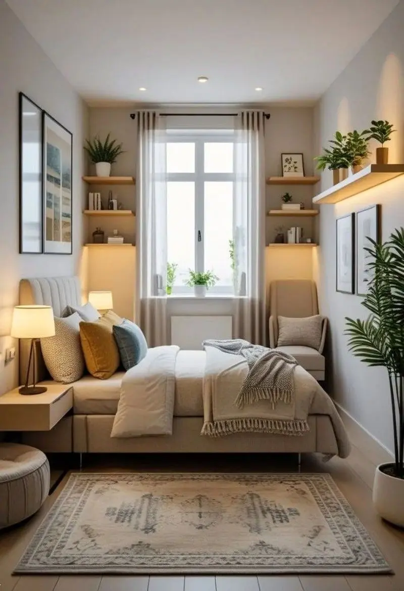 دکوراسیون خانه های کوچک 60 متری | ترفندهای طلایی و ایده های خلاقانه شیک و کاربردی دکوراسیون خانه های کوچک 60 متری برای نوروز ۱۴۰۵ که عروس های خوش سلیقه ازش کلی ایده میگیرن!